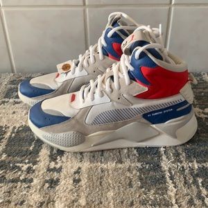 SAMPLE Puma RS high top cell Melo kid super usa mtv captain America 10.5